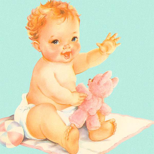 Illustrated baby