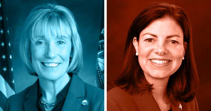 Maggie Hassan and Kelly Ayotte