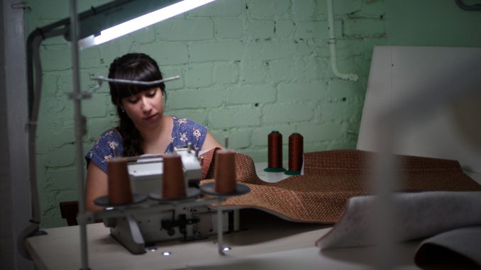 Woman Sewing