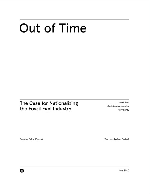 Cover of report